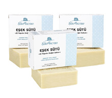 The Soap Factory Klasik Seri El Yapımı Eşek Sütü Sabunu 110 g x 3 Adet (Toplam 330 g) 